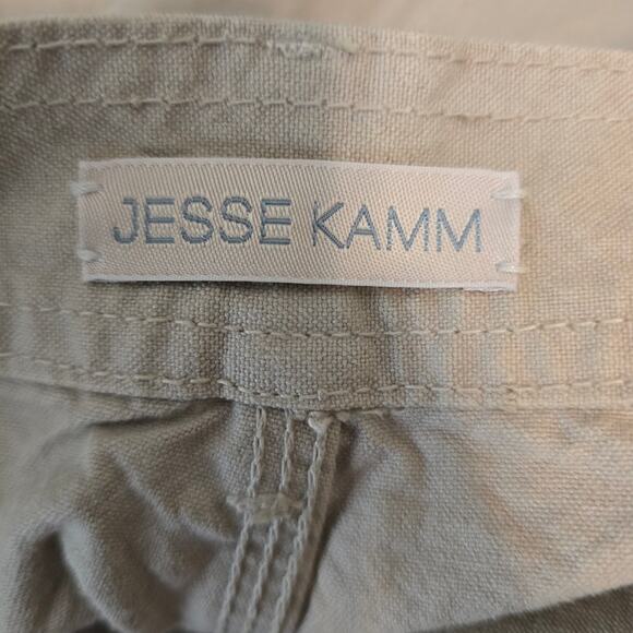 Jesse Kamm Ranger Pants Tan Cotton Canvas Button Fly Womens Pant Trousers Size 4 - Picture 3 of 4